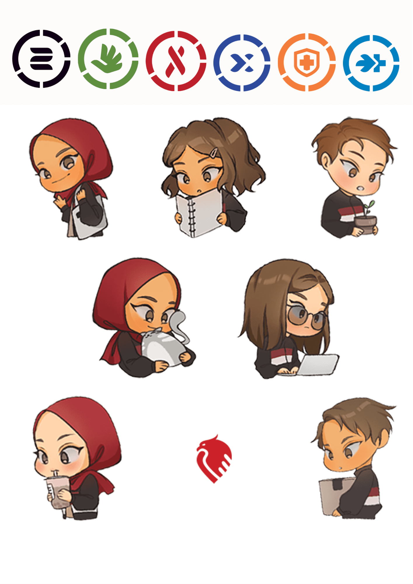 Sticker set